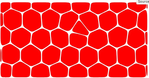 Ein Voronoi-Diagramm mit Paper.js erstellt